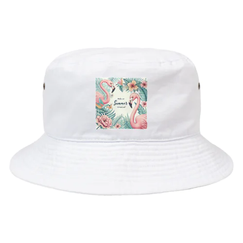 サマーフラミンゴ Bucket Hat