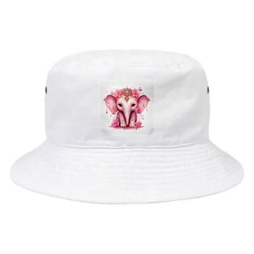 ピンクの像　なでしこ　1478 Bucket Hat