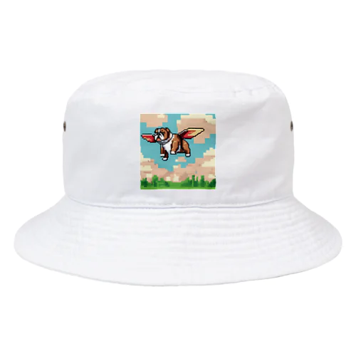 空を飛ぶブルドッグ Bucket Hat