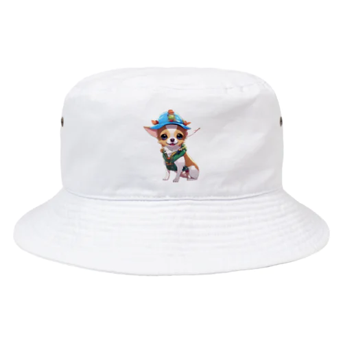 山登りをするチワワ Bucket Hat