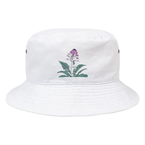 RetrowaveFlower-バイモ- Bucket Hat