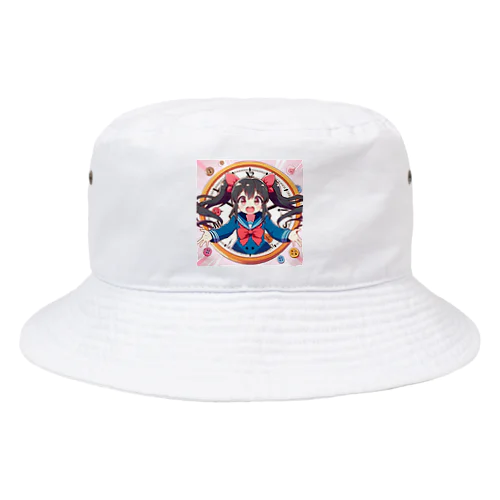 時をかける江東子ちゃん Bucket Hat