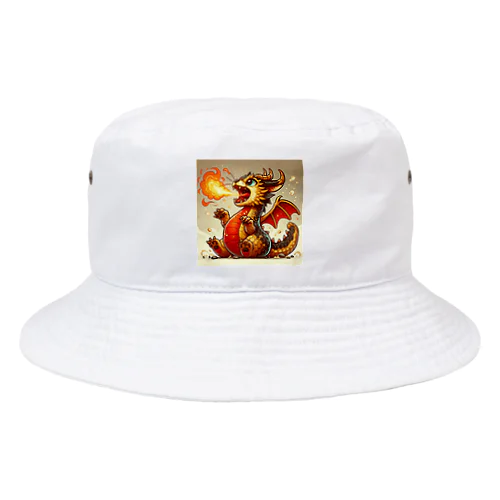 火噴き猫ドラゴン Bucket Hat