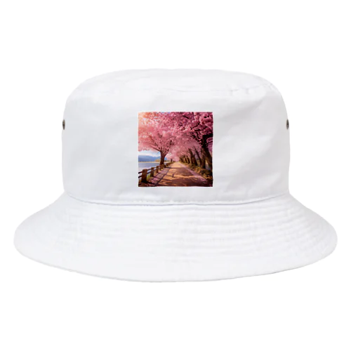桜並木　なでしこ1478 Bucket Hat