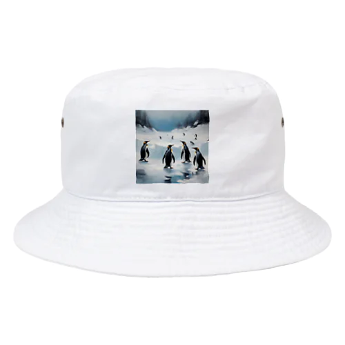 共存を目指すペンギン Bucket Hat