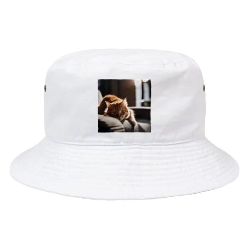 リビングでごろんとする猫 Bucket Hat