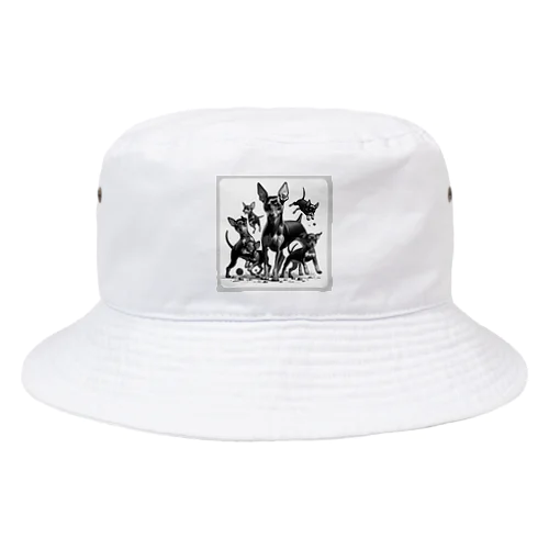 ミニチュア・ピンシャーの家族 Bucket Hat