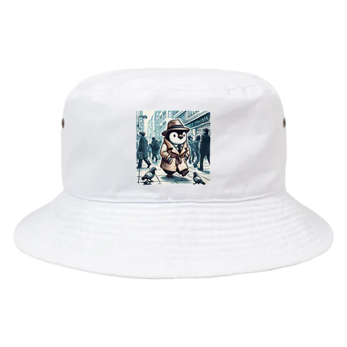 都会ペンギン Bucket Hat