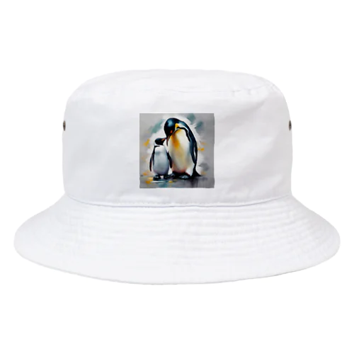 愛する家族と幸せに暮らすペンギン Bucket Hat