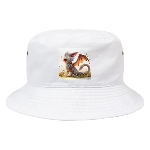 おはようあくび！猫ドラゴン Bucket Hat