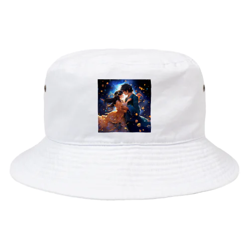 七夕の夜彦星と織り姫　なでしこ1478 Bucket Hat