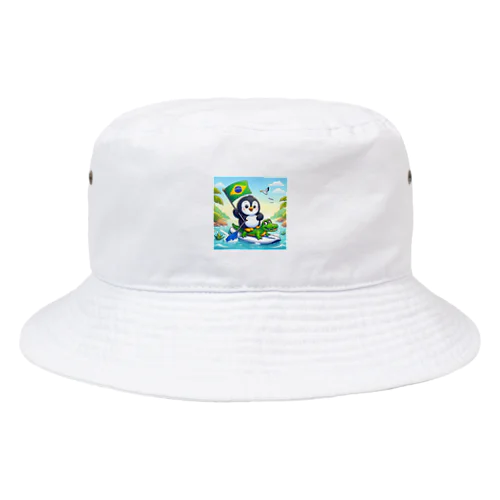 旅ペンギン　ブラジル　アマゾンでSUP！！ Bucket Hat