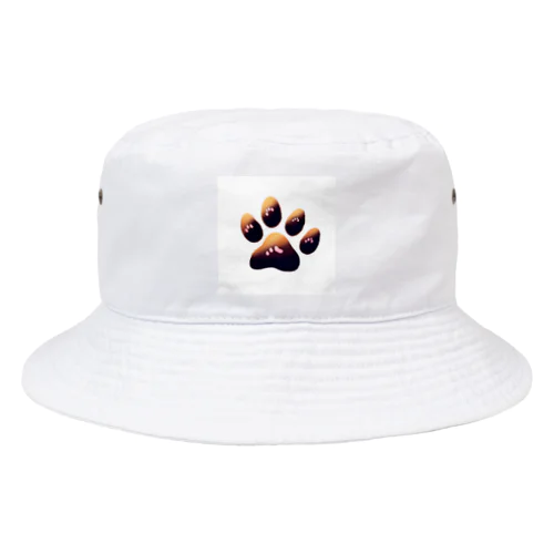 猫の肉球ニャンポイント Bucket Hat