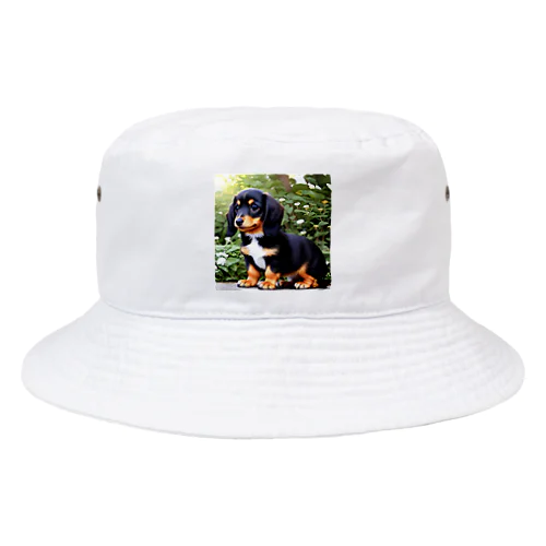 ダックスフントのリアムくん Bucket Hat