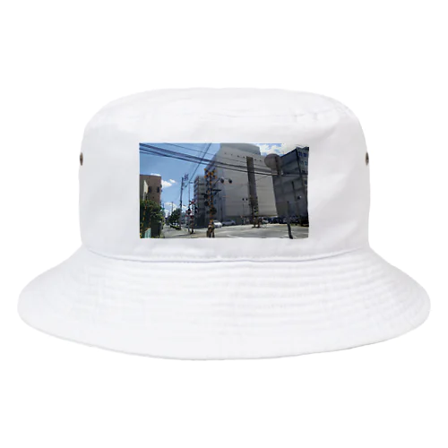 街角のC型踏切 Bucket Hat