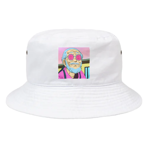 陽気なサングラスおじさん Bucket Hat