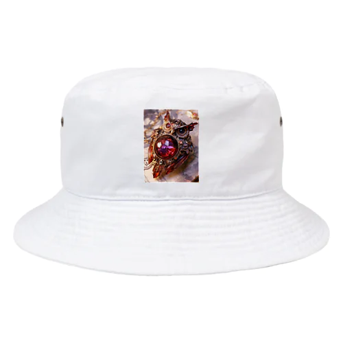 知恵を授けるふくろう　なでしこ1478 Bucket Hat