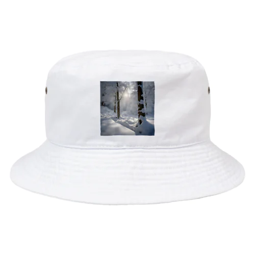 美しい雪景色グッズ Bucket Hat