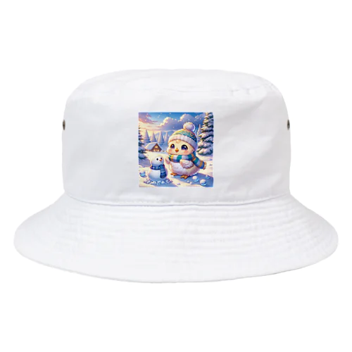 雪国のひよこ Bucket Hat