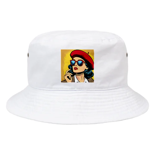 スタイリッシュな女スパイ Bucket Hat