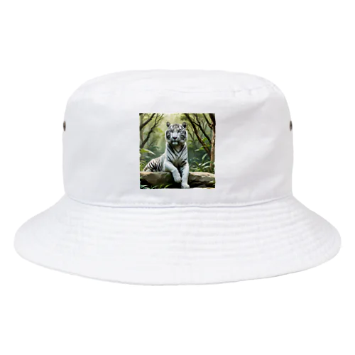 ホワイトタイガー Bucket Hat