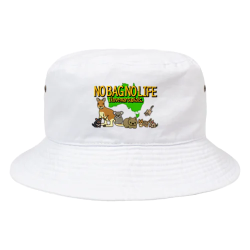 NO BAG NO LIFE Bucket Hat