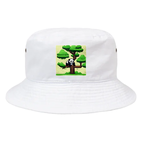 木とパンダ Bucket Hat