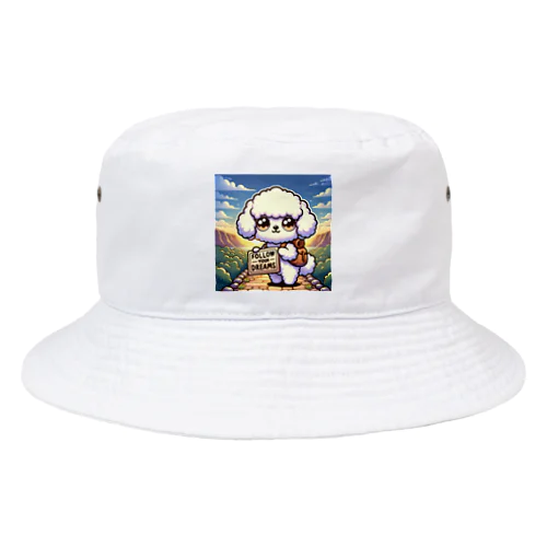 華やかで愛らしいトイプードル Bucket Hat