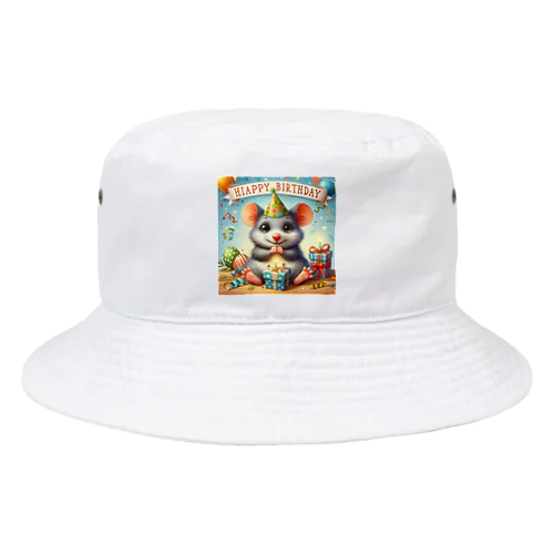 ラーテルのハッピーバースデー Bucket Hat