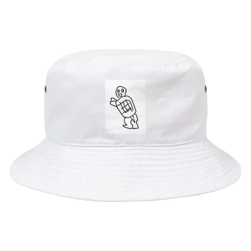 カメって二足歩行なんだ Bucket Hat