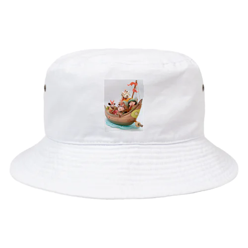 気の合う友と航海　なでしこ1478 Bucket Hat