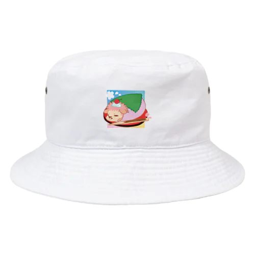 季節のさくら餅ハリネズミ Bucket Hat