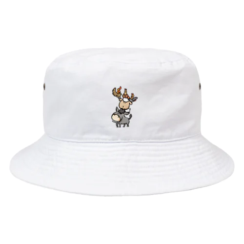 ブレーメン？な動物たち Bucket Hat