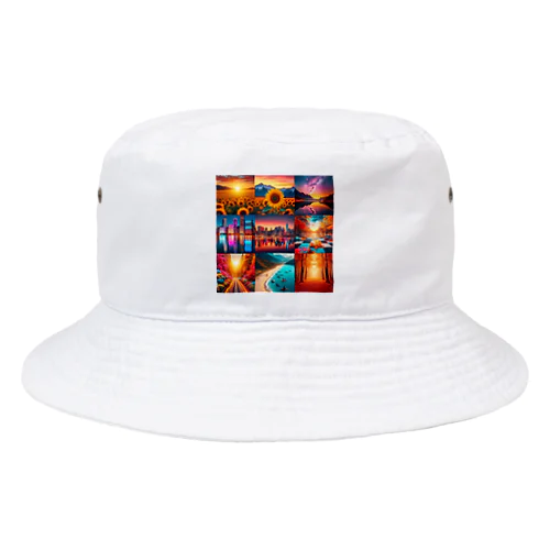 カラフル背景 Bucket Hat