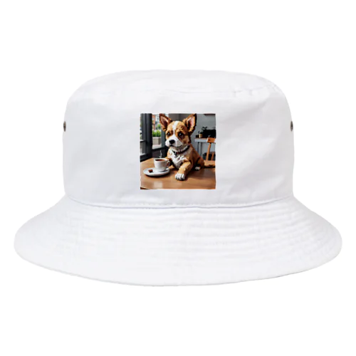 coffee dog Bucket Hat