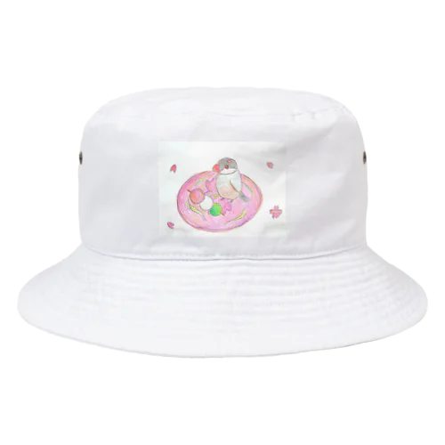 文鳥と、だんごと、サクラ Bucket Hat