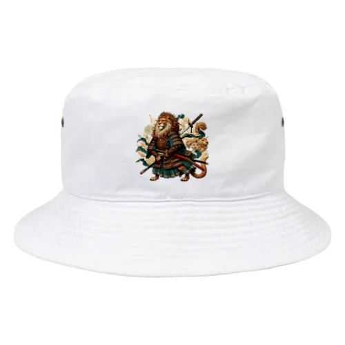 侍ライオン Bucket Hat