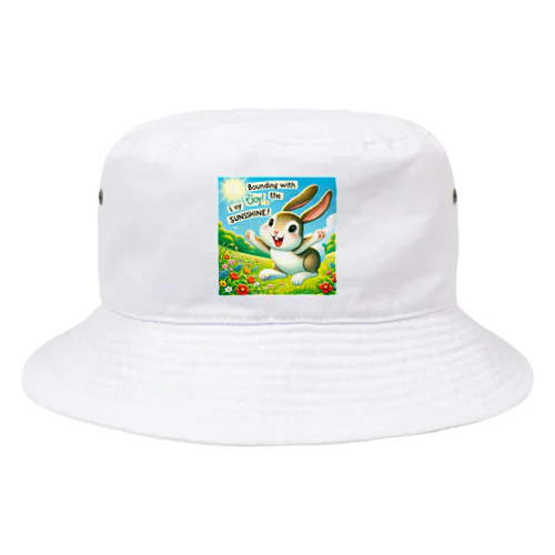 元気なウサギ Bucket Hat