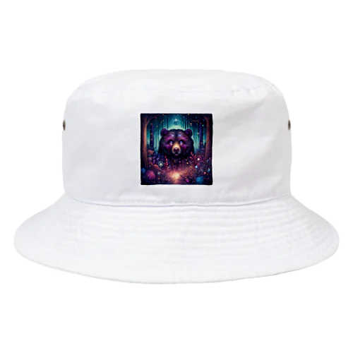 不気味で可愛い熊001 Bucket Hat