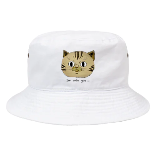 お見通し猫 Bucket Hat