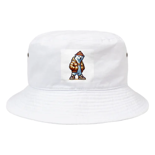 しろくまタイプA Bucket Hat