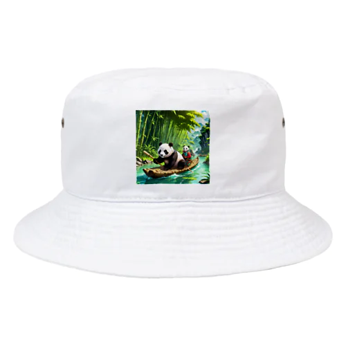 冒険パンダ Bucket Hat