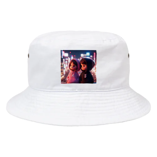 ピクサー風カップル Bucket Hat