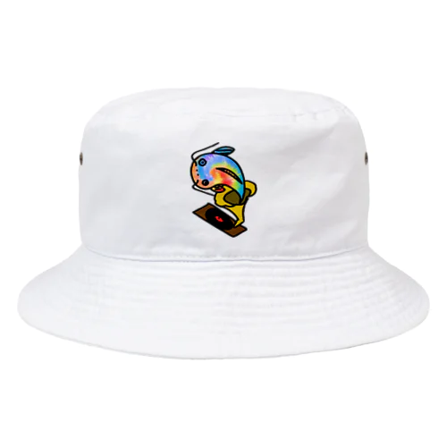 蓄音機から飛び出るナマズ君 Bucket Hat