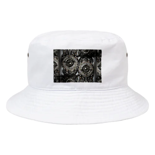 AIによる精密機械モチーフ Bucket Hat