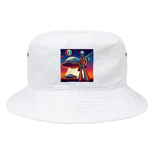 ビジネスエイリアン Bucket Hat