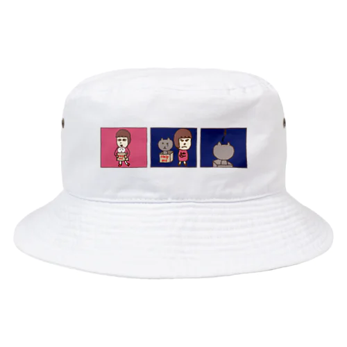 猫と私と Bucket Hat