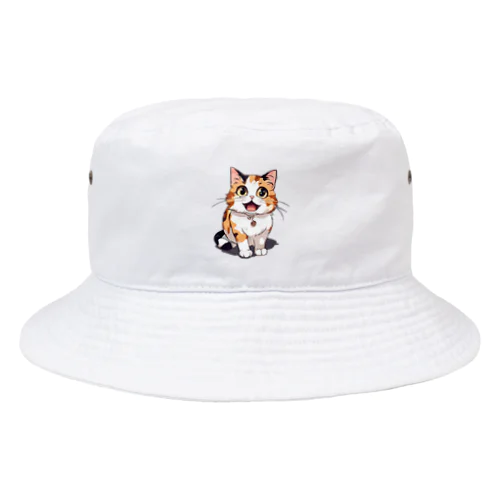 三毛猫チーちゃんグッズ Bucket Hat