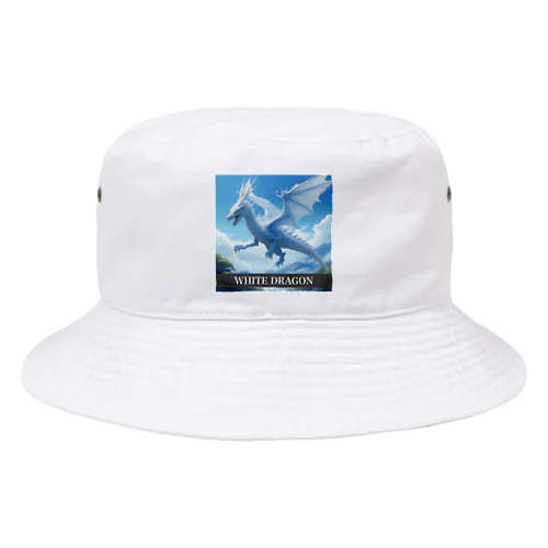 龍  WHITE DRAGON Bucket Hat