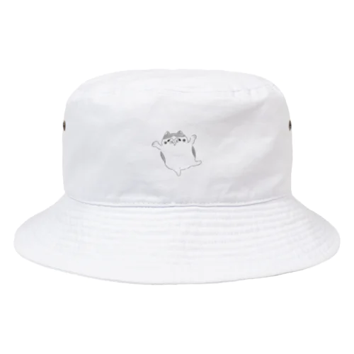 ゆるい顔した猫 Bucket Hat